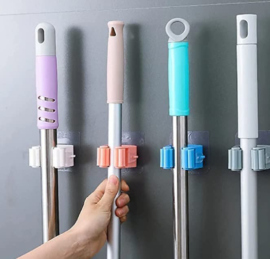 Singal Broom Holder 4 pcs