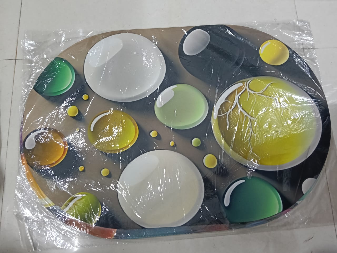 5D Printed Round Mat