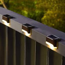 4 Pcs Plastic Solar Step Light