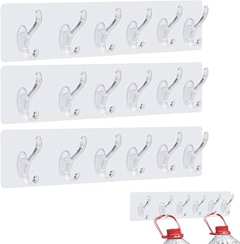 6 Pcs Sticker Hook