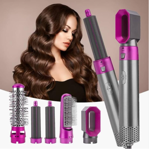 5 In 1 Hair Dryer Hot Air Brush Styler
