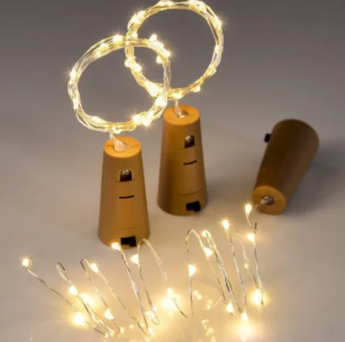 String light For Wine Bottle Yellow Color 2 pcs