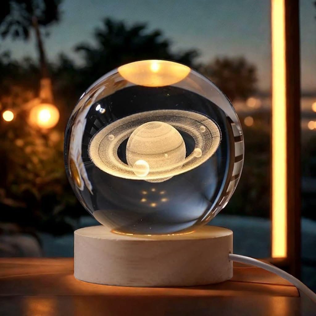 3D GALAXY CRYSTAL BALL